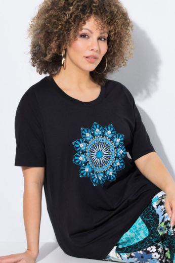 Plus size veliki brojevi Majica kratkih rukava okruglog ovratnika za punije
