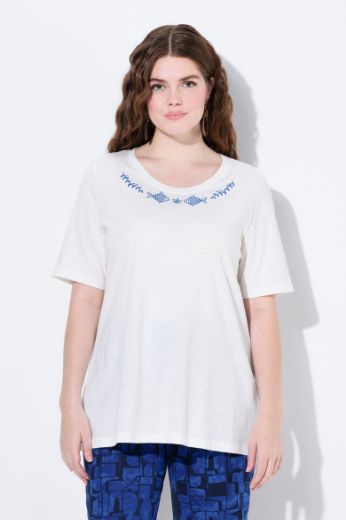 Plus size veliki brojevi Majica kratkih rukava okruglog ovratnika za punije
