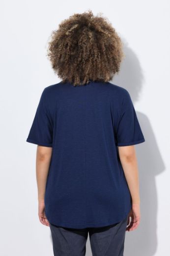 Plus size veliki brojevi Majica kratkih rukava okruglog ovratnika za punije