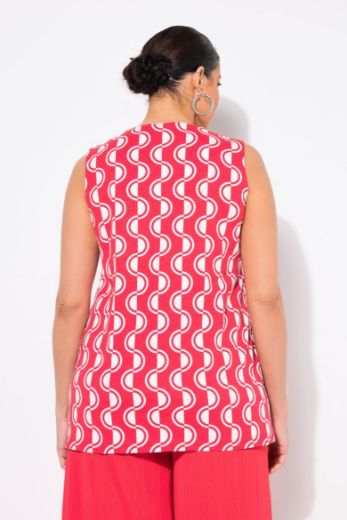 Plus size veliki brojevi Majica bez rukava A kroja za punije