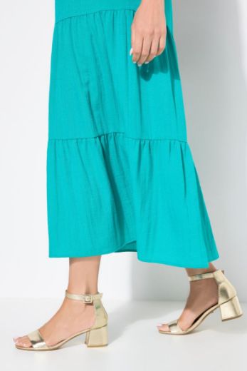 Plus size veliki brojevi Haljina maxi bez rukava V ovratnika za punije