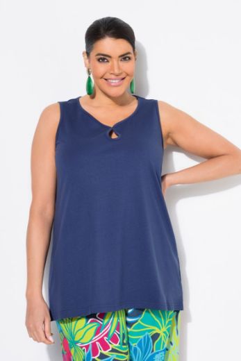 Plus size veliki brojevi Majica bez rukava A kroja za punije