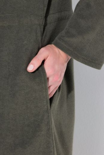 Plus size veliki brojevi Ogrtač s kapuljačom za punije