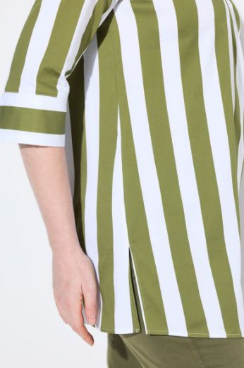 Plus size veliki brojevi Bluza 3/4 rukava A kroja za punije