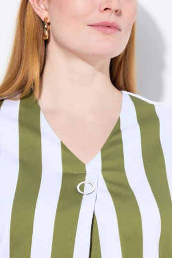 Plus size veliki brojevi Bluza 3/4 rukava A kroja za punije