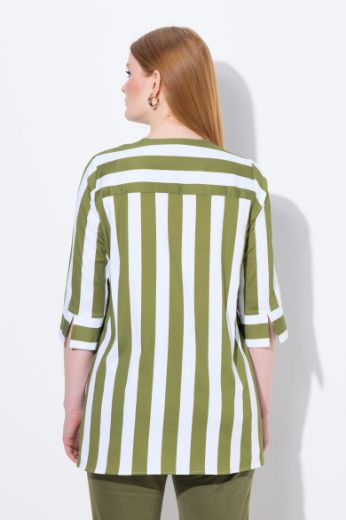 Plus size veliki brojevi Bluza 3/4 rukava A kroja za punije