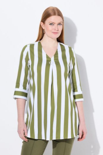 Plus size veliki brojevi Bluza 3/4 rukava A kroja za punije