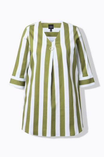 Plus size veliki brojevi Bluza 3/4 rukava A kroja za punije
