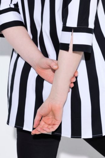 Plus size veliki brojevi Bluza 3/4 rukava A kroja za punije