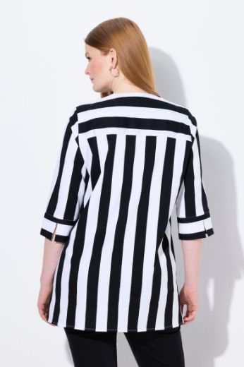 Plus size veliki brojevi Bluza 3/4 rukava A kroja za punije