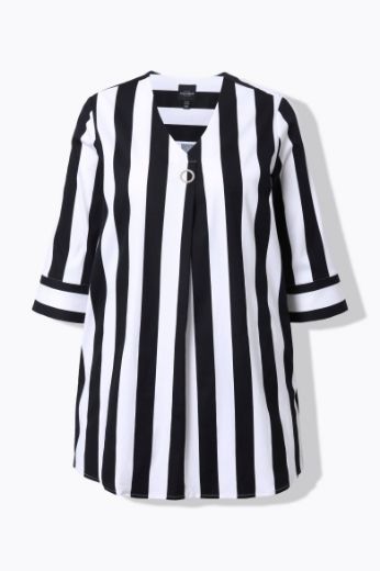 Plus size veliki brojevi Bluza 3/4 rukava A kroja za punije
