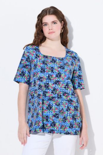 Plus size veliki brojevi Majica kratkih rukava A kroja za punije