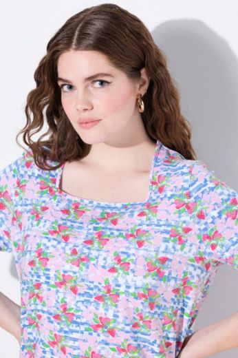Plus size veliki brojevi Majica kratkih rukava A kroja za punije