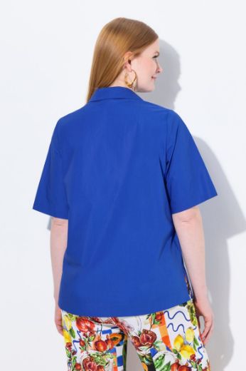Plus size veliki brojevi Bluza kratkih rukava A kroja za punije