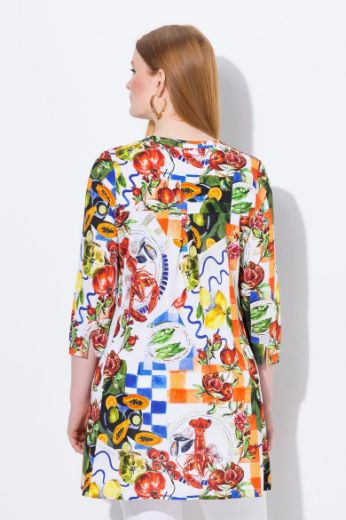 Plus size veliki brojevi Tunika 3/4 rukava A kroja za punije