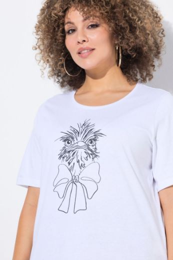 Plus size veliki brojevi Majica kratkih rukava okruglog ovratnika za punije