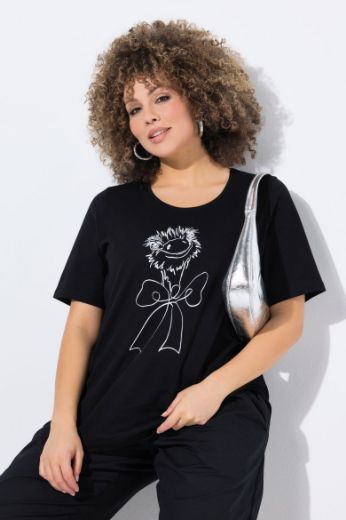 Plus size veliki brojevi Majica kratkih rukava okruglog ovratnika za punije