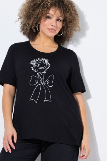 Plus size veliki brojevi Majica kratkih rukava okruglog ovratnika za punije
