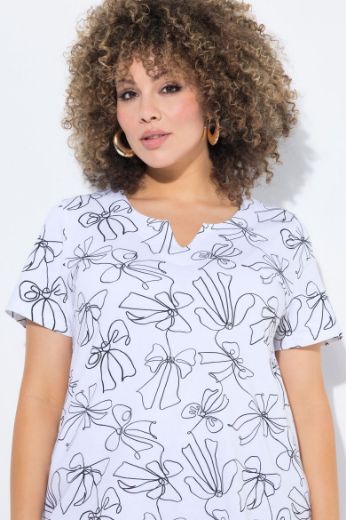 Plus size veliki brojevi Majica kratkih rukava A kroja za punije