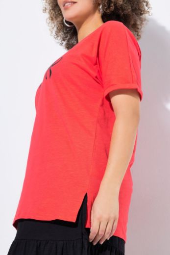 Plus size veliki brojevi Majica kratkih rukava A kroja za punije