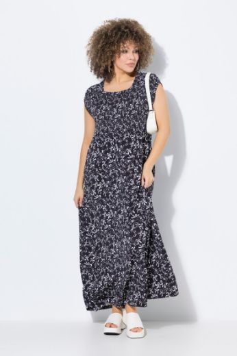Plus size veliki brojevi Haljina maxi kratkih rukava za punije