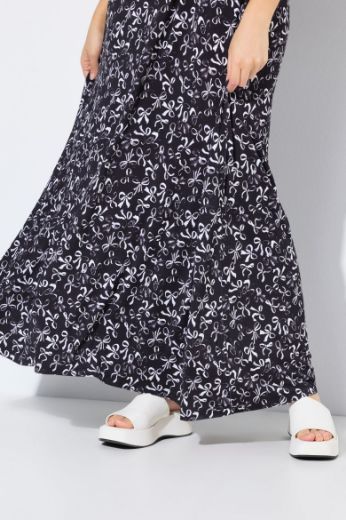 Plus size veliki brojevi Haljina maxi kratkih rukava za punije