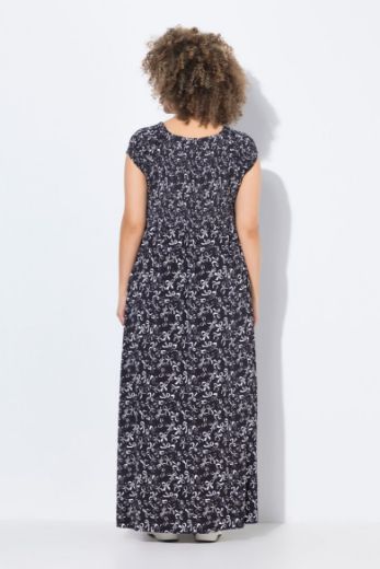 Plus size veliki brojevi Haljina maxi kratkih rukava za punije