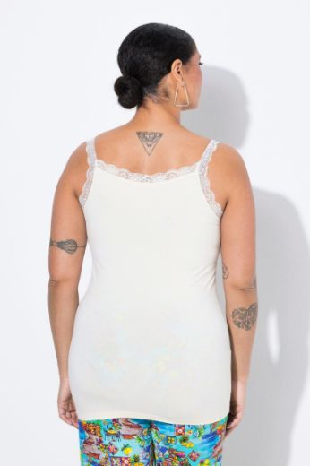 Plus size veliki brojevi Top s čipkastim detaljima za punije