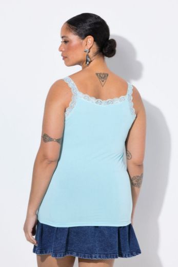 Plus size veliki brojevi Top s čipkastim detaljima za punije