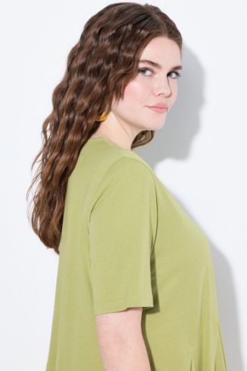 Plus size veliki brojevi Tunika kratkih rukava A kroja za punije