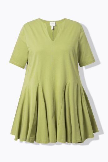 Plus size veliki brojevi Tunika kratkih rukava A kroja za punije