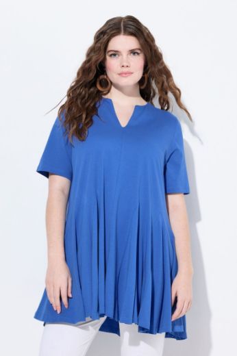 Plus size veliki brojevi Tunika kratkih rukava A kroja za punije