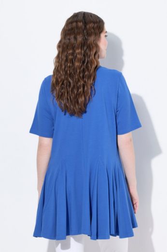 Plus size veliki brojevi Tunika kratkih rukava A kroja za punije