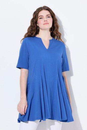 Plus size veliki brojevi Tunika kratkih rukava A kroja za punije