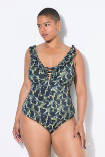 Plus size veliki brojevi Kupaći kostim jednodijelni za punije