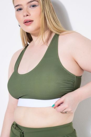 Plus size veliki brojevi Kupaći kostim gornji dio za punije
