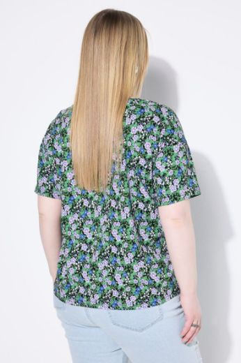Plus size veliki brojevi Majica kratkih rukava šireg kroja za punije