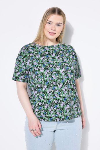 Plus size veliki brojevi Majica kratkih rukava šireg kroja za punije