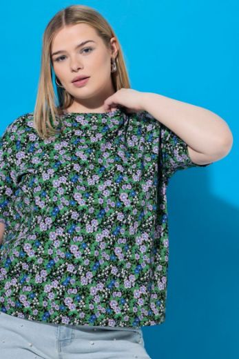 Plus size veliki brojevi Majica kratkih rukava šireg kroja za punije
