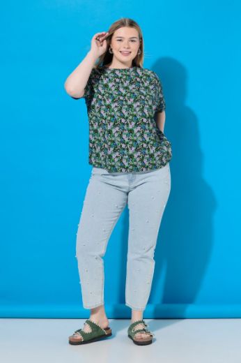 Plus size veliki brojevi Majica kratkih rukava šireg kroja za punije