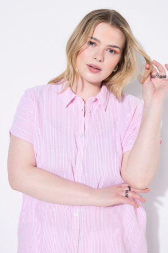 Plus size veliki brojevi Košulja kratkih rukava šireg kroja za punije