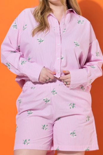 Plus size veliki brojevi Hlače bermude širokih nogavica za punije