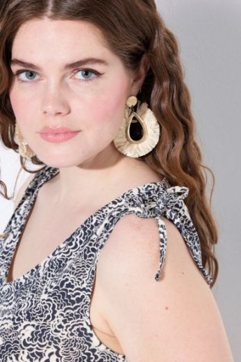 Plus size veliki brojevi Haljina midi bez rukava V ovratnika za punije