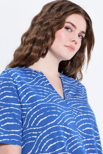 Plus size veliki brojevi Tunika kratkih rukava za punije