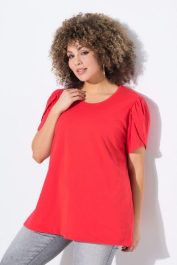 Plus size veliki brojevi Majica kratkih rukava okruglog ovratnika za punije