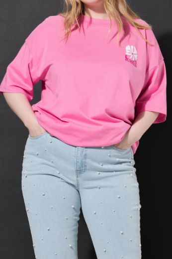 Plus size veliki brojevi Traperice s perlicama za punije