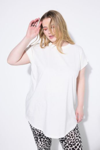 Plus size veliki brojevi Majica kratkih rukava šireg kroja za punije