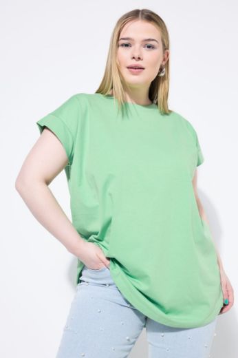 Plus size veliki brojevi Majica kratkih rukava šireg kroja za punije