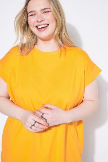 Plus size veliki brojevi Majica kratkih rukava šireg kroja za punije