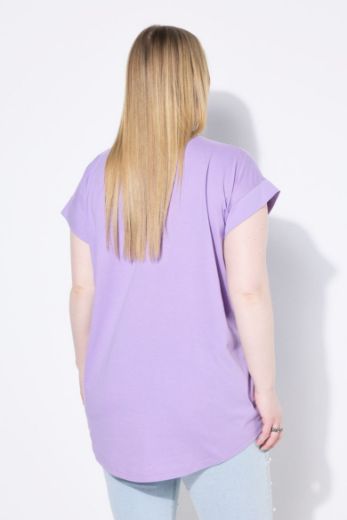 Plus size veliki brojevi Majica kratkih rukava šireg kroja za punije